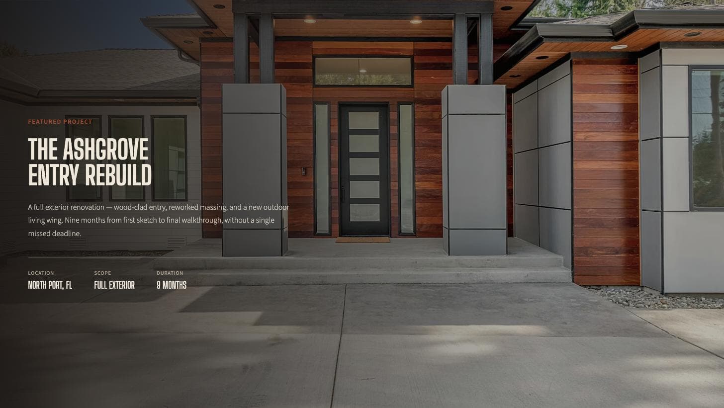 Ashgrove Home Co. — featured project story