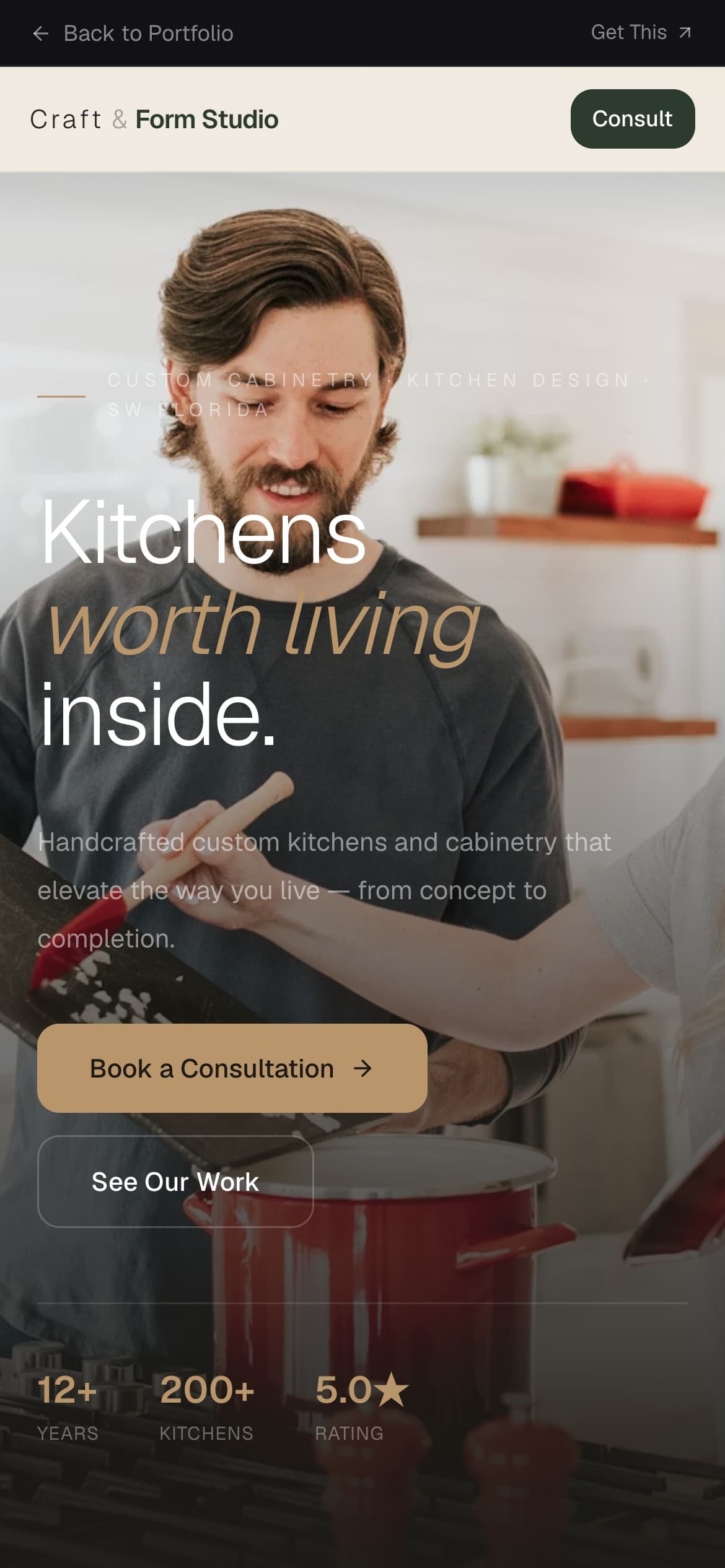 Craft & Form Studio — site preview