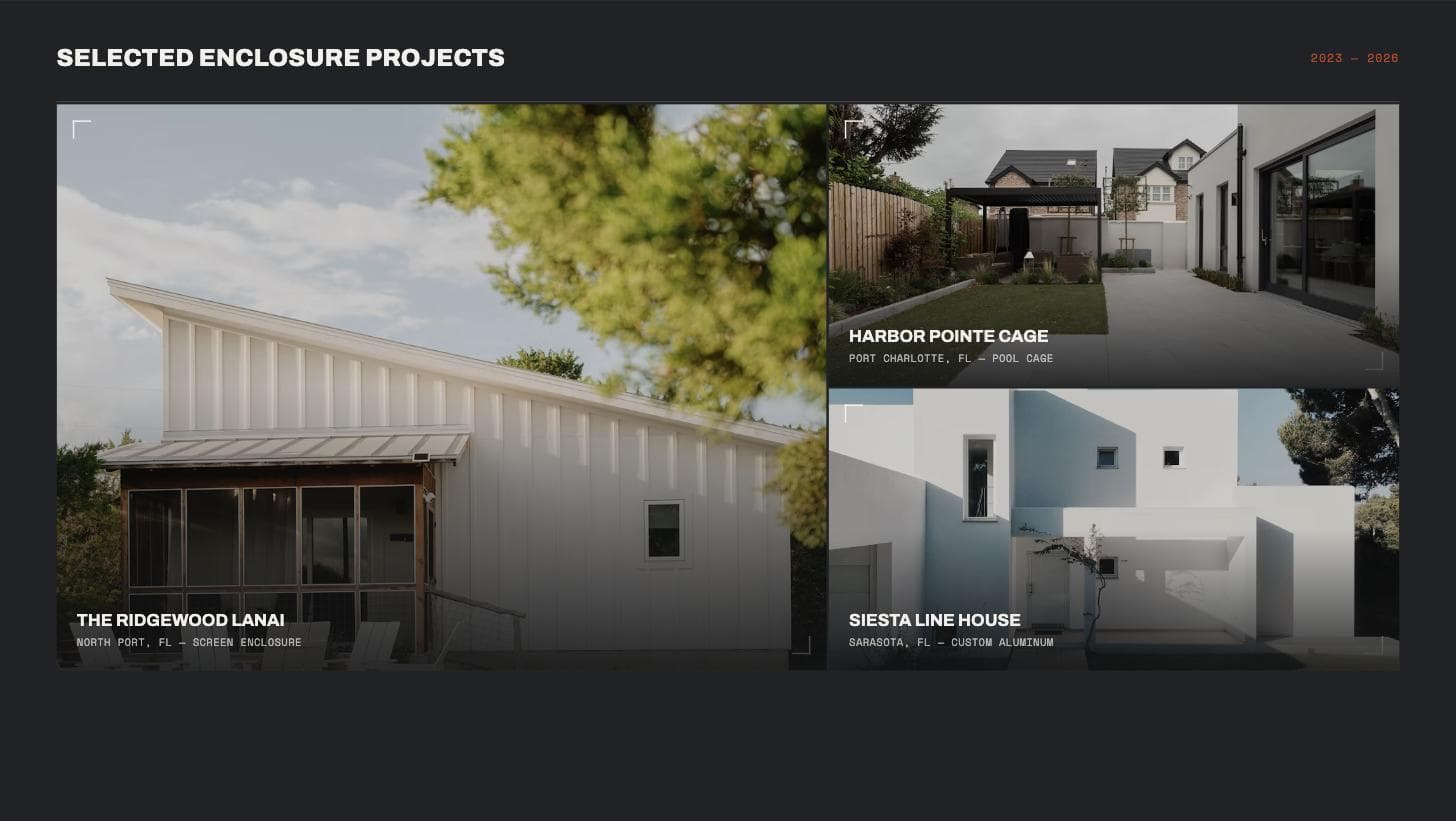 Framewright Enclosures — project showcase